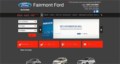 Desktop Screenshot of fairmontford.com